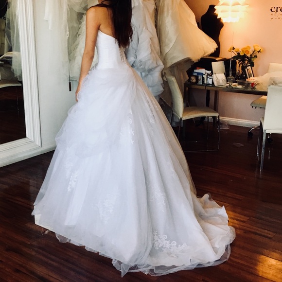 David's Bridal Dresses & Skirts - New PICS! Wedding dress size 0-2 David’s Bridal ❤️